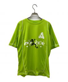 PALACE（パレス）の古着「FROGGER TECK JERSEY/メッシュTシャツ」｜黄緑