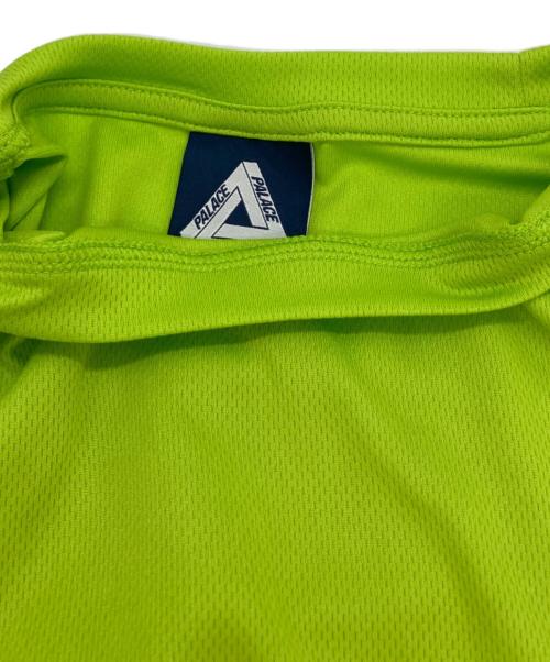 PALACE（パレス）PALACE (パレス) FROGGER TECK JERSEY/メッシュTシャツ 黄緑 サイズ:Sの古着・服飾アイテム