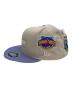 SUPREME (シュプリーム) New Era (ニューエラ) Championships Box Logo Cap/キャップ ベージュ×パープル サイズ:SIZE 7 3/8：10000円