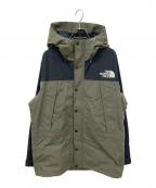 THE NORTH FACEザ ノース フェイス）の古着「マウンテンライトジャケット」｜カーキ×ブラック