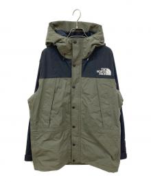 THE NORTH FACE（ザ ノース フェイス）の古着「マウンテンライトジャケット」｜カーキ×ブラック