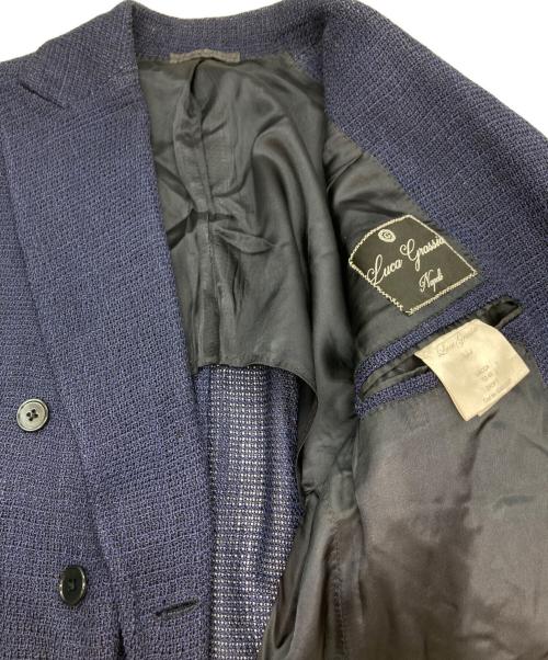 Luca Grassia（ルカ グラッシア）Luca Grassia (ルカ グラッシア) ダブルジャケット ネイビー サイズ:SIZE 48の古着・服飾アイテム