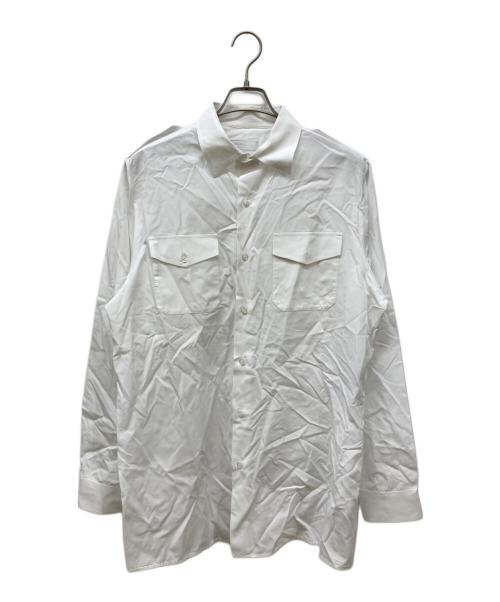 PRADA（プラダ）PRADA (プラダ) コットンポプリンシャツ ネイビー サイズ:SIZE 41の古着・服飾アイテム