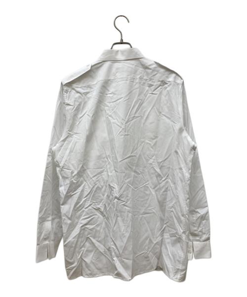 PRADA（プラダ）PRADA (プラダ) コットンポプリンシャツ ネイビー サイズ:SIZE 41の古着・服飾アイテム