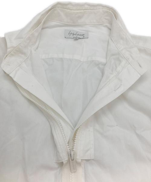 Yohji Yamamoto pour homme（ヨウジヤマモト プールオム）Yohji Yamamoto pour homme (ヨウジヤマモト プールオム) ファスナーギミックロングシャツ ホワイト サイズ:4の古着・服飾アイテム