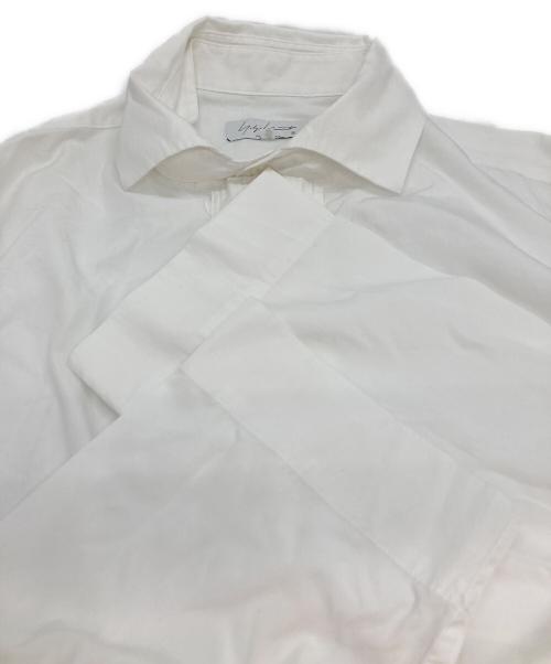 Yohji Yamamoto pour homme（ヨウジヤマモト プールオム）Yohji Yamamoto pour homme (ヨウジヤマモト プールオム) ファスナーギミックロングシャツ ホワイト サイズ:4の古着・服飾アイテム