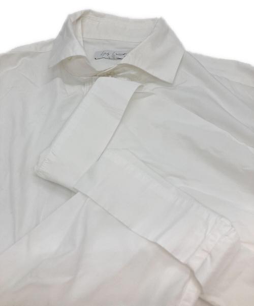 Yohji Yamamoto pour homme（ヨウジヤマモト プールオム）Yohji Yamamoto pour homme (ヨウジヤマモト プールオム) ファスナーギミックロングシャツ ホワイト サイズ:4の古着・服飾アイテム