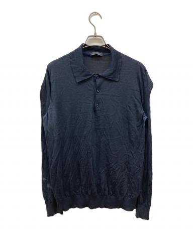 中古・古着通販】PRADA (プラダ) コットンシルクニットポロシャツ