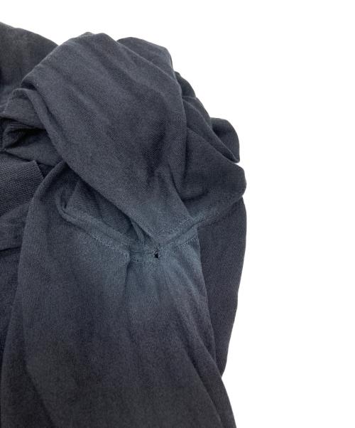 PRADA（プラダ）PRADA (プラダ) コットンシルクニットポロシャツ ネイビー サイズ:SIZE 52の古着・服飾アイテム