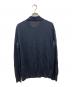PRADA (プラダ) コットンシルクニットポロシャツ ネイビー サイズ:SIZE 52：19000円