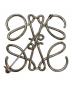 LOEWE (ロエベ) Anagram brooch in metal シルバーカラー：25000円