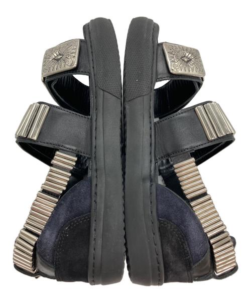 TOGA PULLA（トーガ プルラ）TOGA PULLA (トーガ プルラ) メタルスニーカーサンダル シルバー×ブラック サイズ:SIZE 35の古着・服飾アイテム