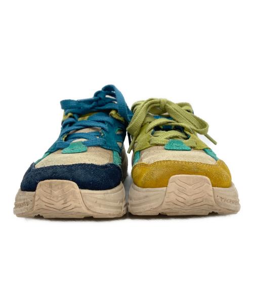 HOKA（ホカ）HOKA (ホカ) U CLIFTON L SUEDE/ローカットスニーカー ブルー サイズ:23.5の古着・服飾アイテム