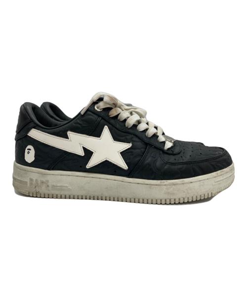 A BATHING APE（アベイシングエイプ）A BATHING APE (アベイシングエイプ) BAPE STA!/ローカットスニーカー ブラック サイズ:27.5cmの古着・服飾アイテム