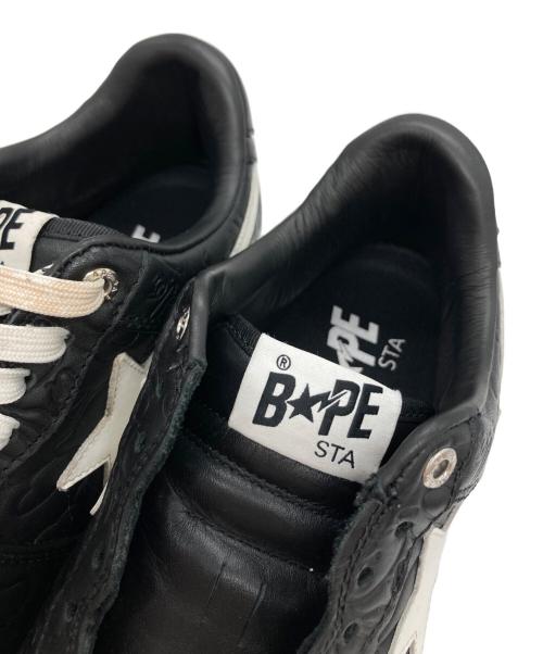 A BATHING APE（アベイシングエイプ）A BATHING APE (アベイシングエイプ) BAPE STA!/ローカットスニーカー ブラック サイズ:27.5cmの古着・服飾アイテム