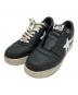 A BATHING APE（アベイシングエイプ）の古着「BAPE STA!/ローカットスニーカー」｜ブラック