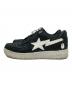 A BATHING APE (アベイシングエイプ) BAPE STA!/ローカットスニーカー ブラック サイズ:27.5cm：17000円