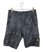 STONE ISLANDストーンアイランド）の古着「シアサッカーナイロンメタルショーツ」｜ブラック