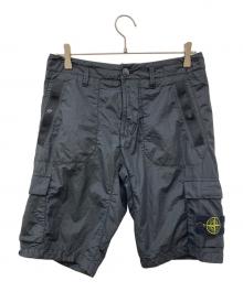 STONE ISLAND（ストーンアイランド）の古着「シアサッカーナイロンメタルショーツ」｜ブラック