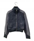 adidasアディダス）の古着「アディカラー デニム トラックトップ」｜ブラック