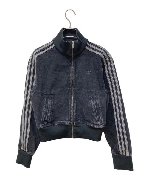 adidas（アディダス）adidas (アディダス) アディカラー デニム トラックトップ ブラック サイズ:M 未使用品の古着・服飾アイテム