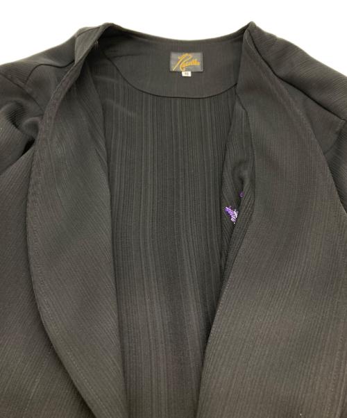 Needles（ニードルズ）Needles (ニードルズ) 別注 Papillon Emb. Cardigan-Art Pique Pleats ブラック サイズ:Mの古着・服飾アイテム
