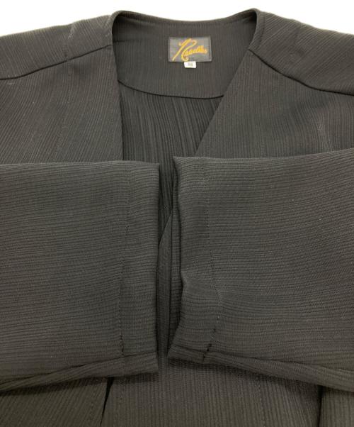 Needles（ニードルズ）Needles (ニードルズ) 別注 Papillon Emb. Cardigan-Art Pique Pleats ブラック サイズ:Mの古着・服飾アイテム