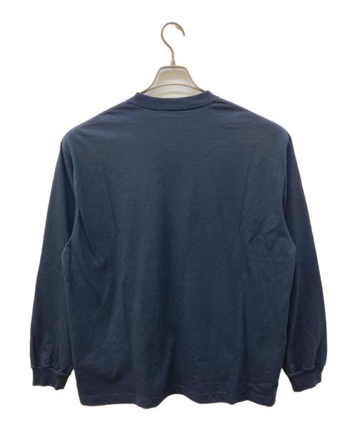 ENNOY（エンノイ）ENNOY (エンノイ) ワンポイントロングスリーブTシャツ ネイビー サイズ:Mの古着・服飾アイテム