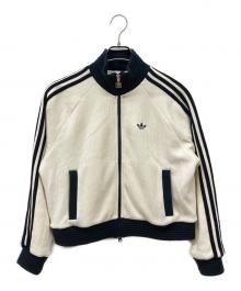 adidas（アディダス）の古着「ソフトトラックジャケット」｜アイボリー×ブラック