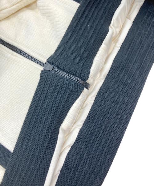 adidas（アディダス）adidas (アディダス) ソフトトラックジャケット アイボリー×ブラック サイズ:Mの古着・服飾アイテム