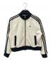 adidas（アディダス）の古着「ソフトトラックジャケット」｜アイボリー×ブラック