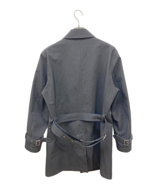 BURBERRY BLACK LABEL（バーバリーブラックレーベル）BURBERRY BLACK LABEL (バーバリーブラックレーベル) 裏チェックステンカラーコート ブラック サイズ:Mの古着・服飾アイテム