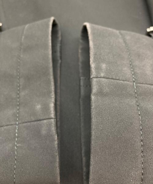 BURBERRY BLACK LABEL（バーバリーブラックレーベル）BURBERRY BLACK LABEL (バーバリーブラックレーベル) 裏チェックステンカラーコート ブラック サイズ:Mの古着・服飾アイテム