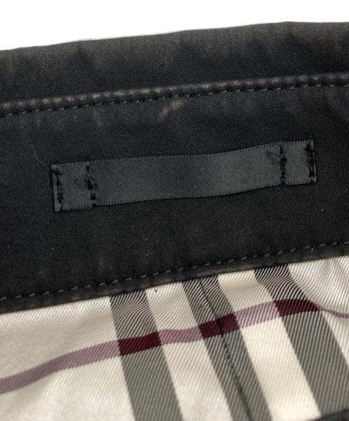BURBERRY BLACK LABEL（バーバリーブラックレーベル）BURBERRY BLACK LABEL (バーバリーブラックレーベル) 裏チェックステンカラーコート ブラック サイズ:Mの古着・服飾アイテム