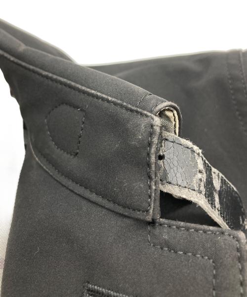 BURBERRY BLACK LABEL（バーバリーブラックレーベル）BURBERRY BLACK LABEL (バーバリーブラックレーベル) 裏チェックステンカラーコート ブラック サイズ:Mの古着・服飾アイテム