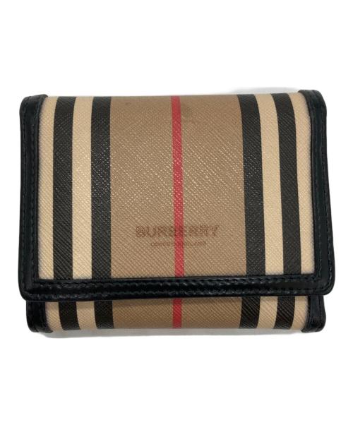 BURBERRY（バーバリー）BURBERRY (バーバリー) ノヴァ3つ折り財布 ブラウンの古着・服飾アイテム