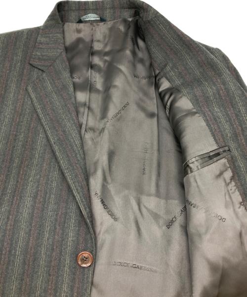 DOLCE & GABBANA（ドルチェ＆ガッバーナ）DOLCE & GABBANA (ドルチェ＆ガッバーナ) 3Pセットアップスーツ ブラウン サイズ:SIZE 48の古着・服飾アイテム