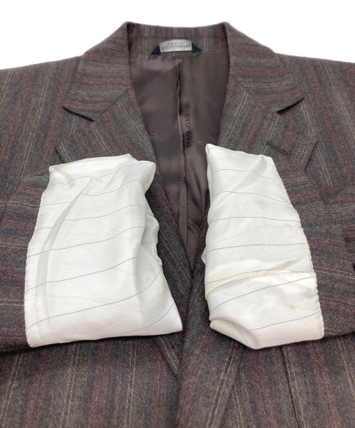 DOLCE & GABBANA（ドルチェ＆ガッバーナ）DOLCE & GABBANA (ドルチェ＆ガッバーナ) 3Pセットアップスーツ ブラウン サイズ:SIZE 48の古着・服飾アイテム