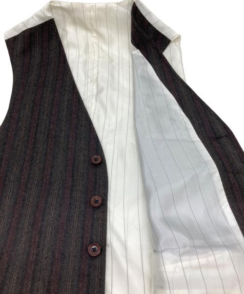DOLCE & GABBANA（ドルチェ＆ガッバーナ）DOLCE & GABBANA (ドルチェ＆ガッバーナ) 3Pセットアップスーツ ブラウン サイズ:SIZE 48の古着・服飾アイテム