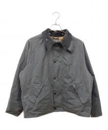 Barbour（バブアー）の古着「TRANSPORT/トランスポート ワックス ショート ジャケット」｜グレー