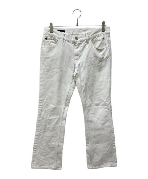 GUCCI（グッチ）GUCCI (グッチ) フレアデニムパンツ ホワイト サイズ:SIZE 46の古着・服飾アイテム