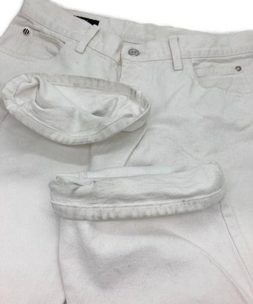 GUCCI（グッチ）GUCCI (グッチ) フレアデニムパンツ ホワイト サイズ:SIZE 46の古着・服飾アイテム