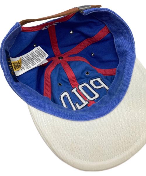 POLO RALPH LAUREN（ポロ・ラルフローレン）POLO RALPH LAUREN (ポロ・ラルフローレン) 1967ロゴキャップ ブルーの古着・服飾アイテム