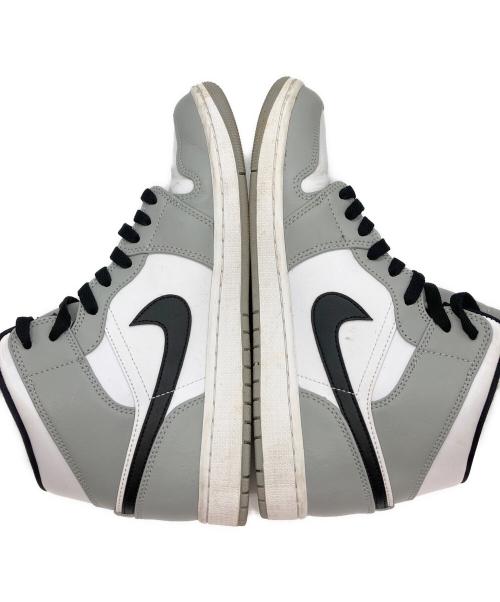 NIKE（ナイキ）NIKE (ナイキ) ハイカットスニーカー ホワイト×グレー サイズ:28.5の古着・服飾アイテム