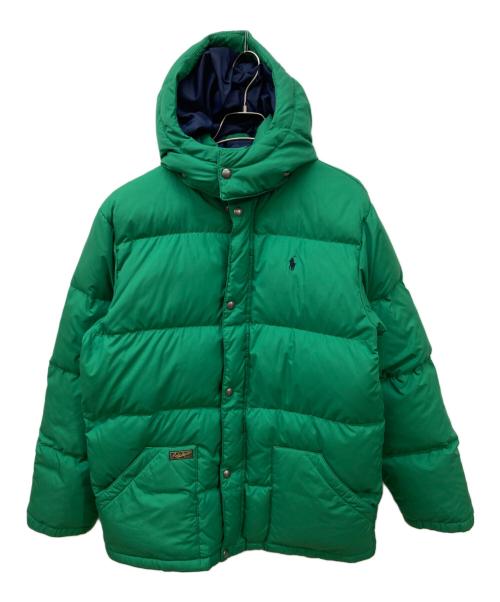 POLO RALPH LAUREN（ポロ・ラルフローレン）POLO RALPH LAUREN (ポロ・ラルフローレン) ダウンジャケット グリーン サイズ:XLの古着・服飾アイテム