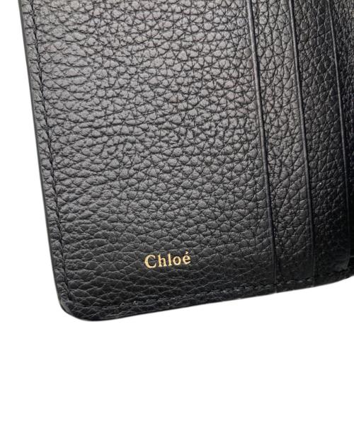Chloe（クロエ）Chloe (クロエ) MARCIE スモールトリフォールドウォレット ブラックの古着・服飾アイテム