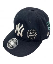 New Era×SAINT MICHAEL×MLB YANKEES（ニューエラ×セントマイケル）の古着「SNAP BACK キャップ」｜ネイビー