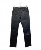 LEVI'Sリーバイス）の古着「レザーパンツ」｜ブラック