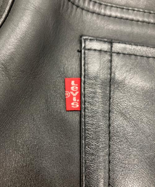 LEVI'S（リーバイス）LEVI'S (リーバイス) レザーパンツ ブラック サイズ:81cm(W32)の古着・服飾アイテム