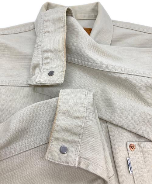LEVI'S（リーバイス）LEVI'S (リーバイス) 90’s ピケトラッカージャケット ベージュ サイズ:SIZE 38の古着・服飾アイテム